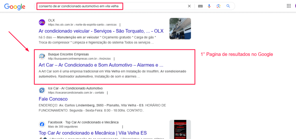 Art-Cart-google-1024x482 Descubra como estas empresas locais estão indexando nas primeiras páginas do Google de forma orgânica, utilizando as novas técnicas de SEO
